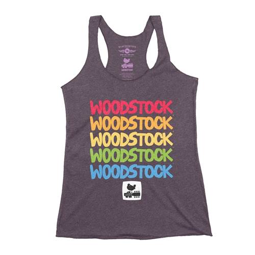Woodstock Rainbow Racerback Tank - Women's
