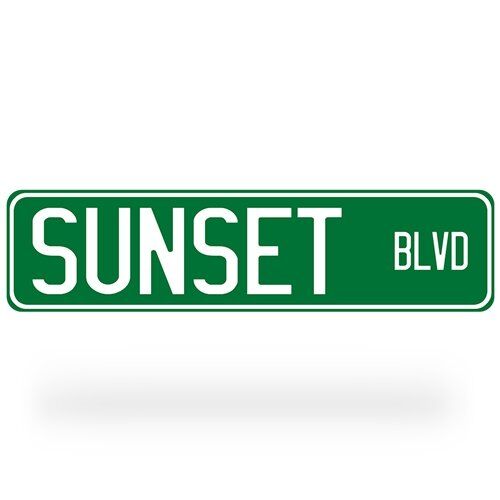 Sunset Blvd Street Sign
