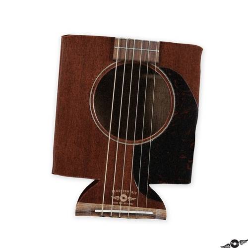 Acoustic Guitar 12oz Can Coozie
