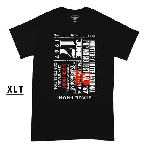 XLT Monterey Pop Festival Ticket T-Shirt - Men's Big & Tall