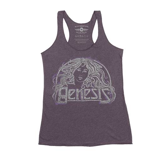 Vintage Genesis Hair Logo Tee Racerback Tank - Women's
