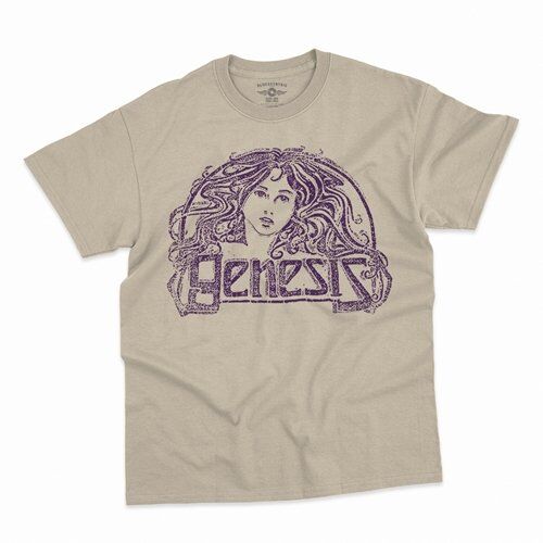 Vintage Genesis Hair Logo Tee T-Shirt - Classic Heavy Cotton