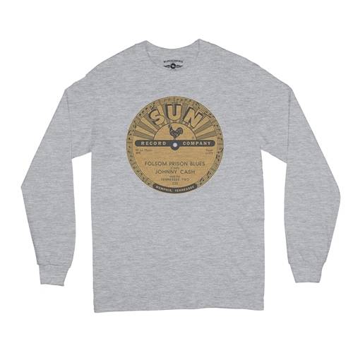 Sun Records Johnny Cash Folsom Prison Long Sleeve T-Shirt