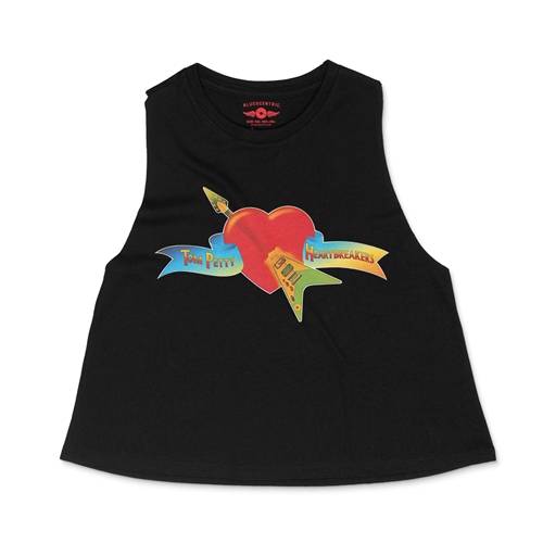 Tom Petty and the Heartbreakers Flying V Logo Racerback Crop Top - Women's