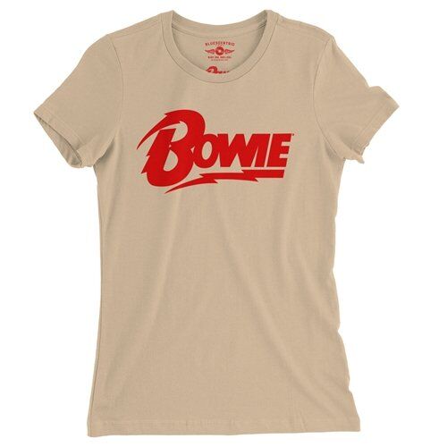 Red David Bowie Diamond Logo Ladies T Shirt - Relaxed Fit