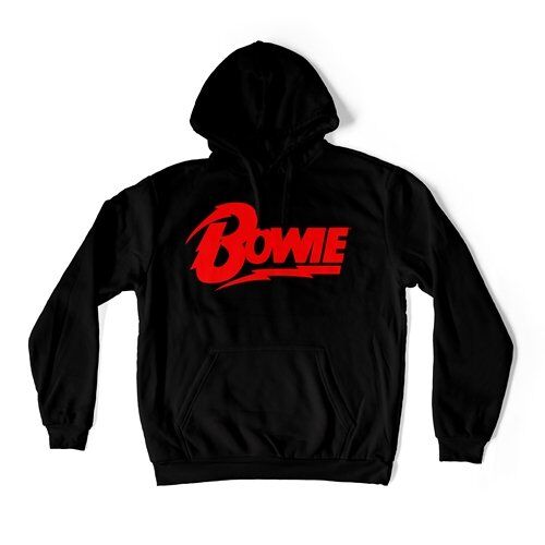 Red David Bowie Diamond Logo Pullover Jacket