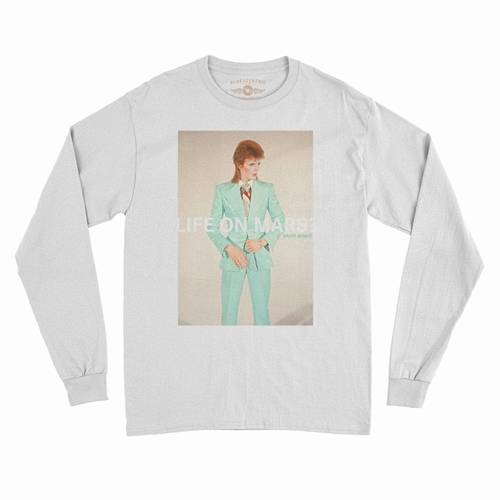 David Bowie Life on Mars? Long Sleeve T-Shirt