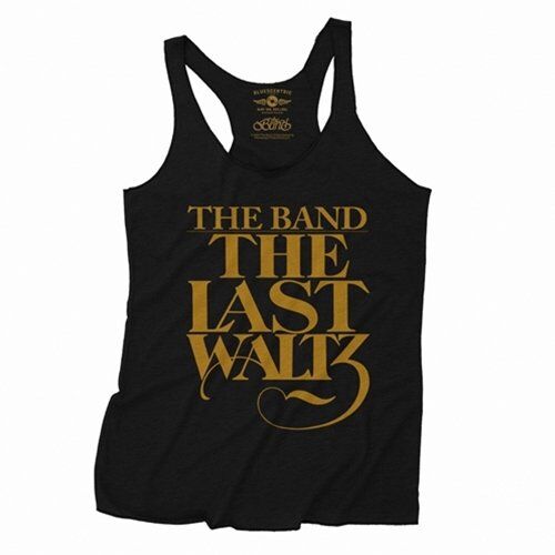 The Band The Last Waltz GOLD Logo Racerback Tank - Women's