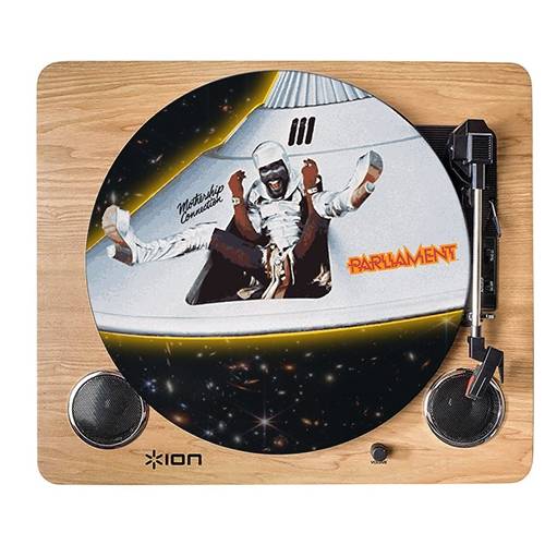 Graphic Parliament Spinning George Clinton Mothership Turntable Slip Mat