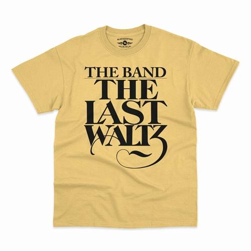 Black Last Waltz The Band T-Shirt - Classic Heavy Cotton