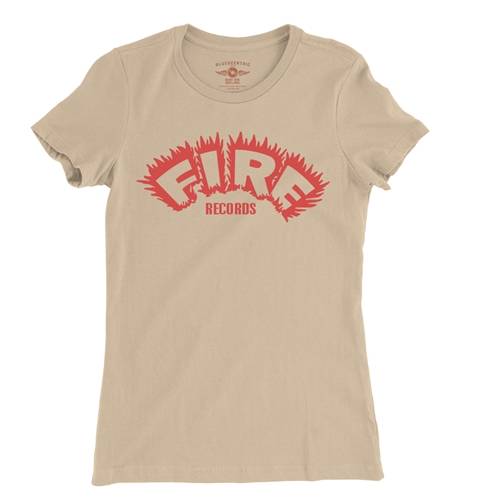 Fire Records Ladies T Shirt - Relaxed Fit