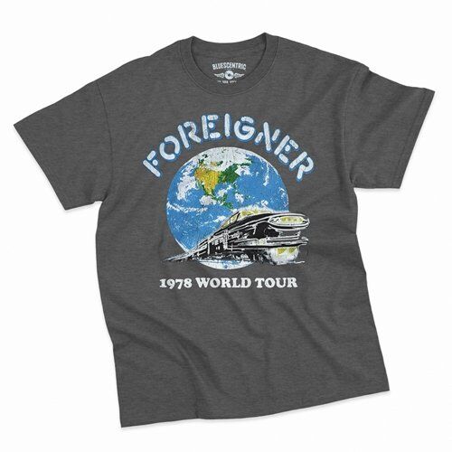 FOREIGNER '78 Vintage Tour T-Shirt - Classic Heavy Cotton
