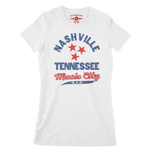 Nashville Tristar Music City Ladies T Shirt - Relaxed Fit