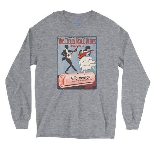 Jelly Roll Morton Poster Long Sleeve T-Shirt