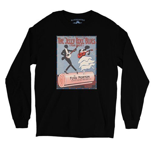 Jelly Roll Morton Poster Long Sleeve T-Shirt