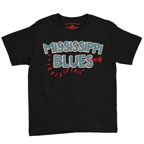 Mississippi Blues Youth T-Shirt - Lightweight Vintage Children & Toddlers