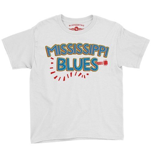 Mississippi Blues Youth T-Shirt - Lightweight Vintage Children & Toddlers