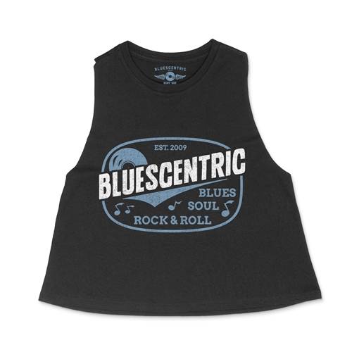 Blues Soul Rock & Roll Racerback Crop Top - Women's