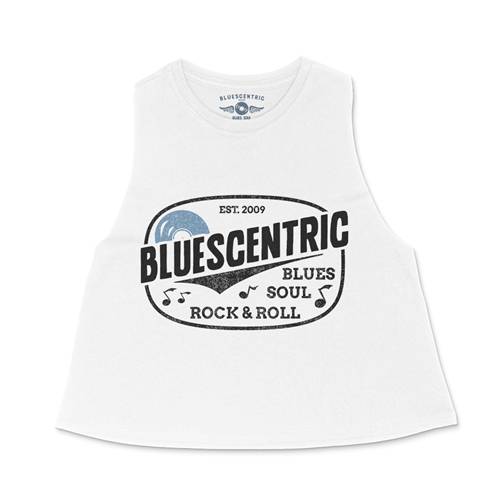 Blues Soul Rock & Roll Racerback Crop Top - Women's