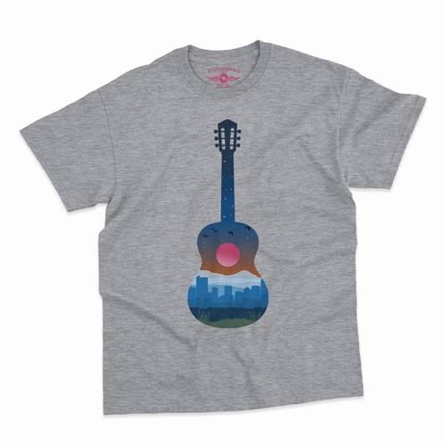 Guitar City T-Shirt - Classic Heavy Cotton