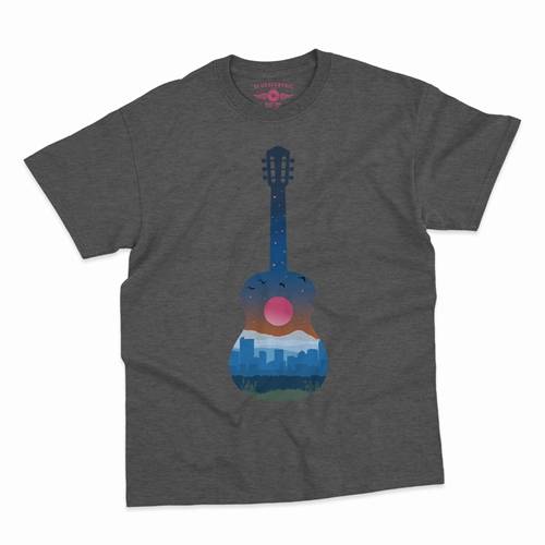 Guitar City T-Shirt - Classic Heavy Cotton