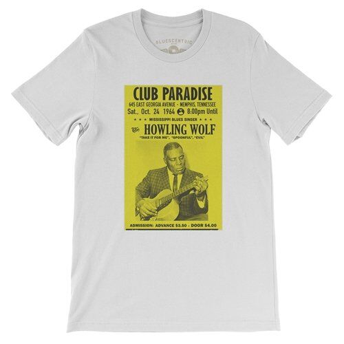 Howlin Wolf Vintage Concert T Shirt - Lightweight Vintage Style
