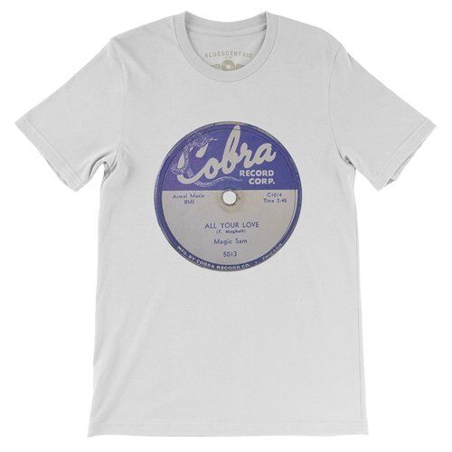 Cobra Records Magic Sam Vinyl T Shirt - Lightweight Vintage Style