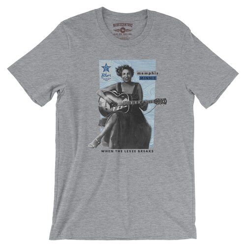 Ltd. Ed. Blues Hall of Fame Memphis Minnie T-Shirt - Lightweight Vintage Style