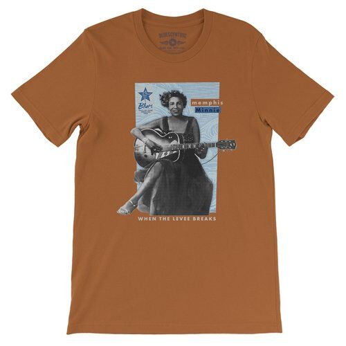 Ltd. Ed. Blues Hall of Fame Memphis Minnie T-Shirt - Lightweight Vintage Style