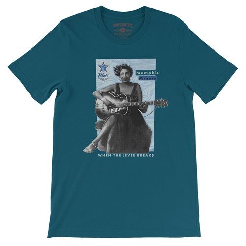 Ltd. Ed. Blues Hall of Fame Memphis Minnie T-Shirt - Lightweight Vintage Style