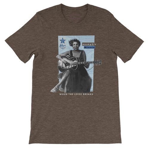 Ltd. Ed. Blues Hall of Fame Memphis Minnie T-Shirt - Lightweight Vintage Style