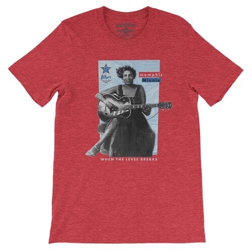 Ltd. Ed. Blues Hall of Fame Memphis Minnie T-Shirt - Lightweight Vintage Style