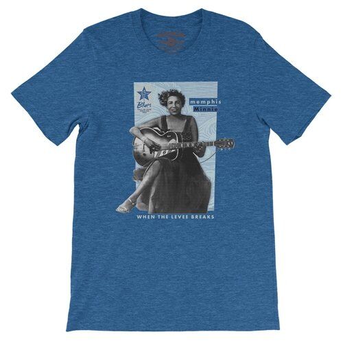 Ltd. Ed. Blues Hall of Fame Memphis Minnie T-Shirt - Lightweight Vintage Style