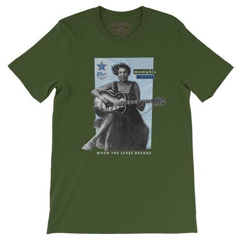 Ltd. Ed. Blues Hall of Fame Memphis Minnie T-Shirt - Lightweight Vintage Style