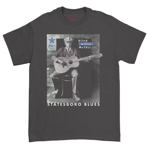 Ltd. Ed. Blues Hall of Fame Blind Willie McTell T-Shirt - Classic Heavy Cotton