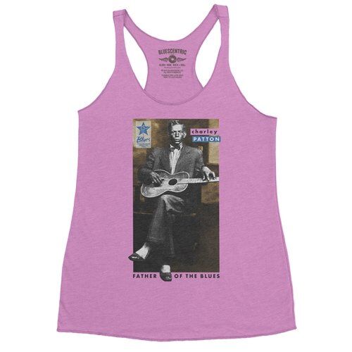Ltd. Ed. Blues Hall of Fame Charley Patton Racerback Tank - Women's