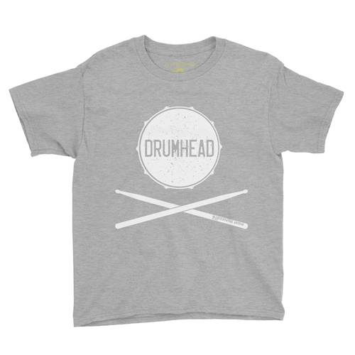 Drumhead Youth T-Shirt - Lightweight Vintage Children & Toddlers