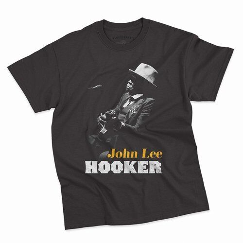 Graphic John Lee Hooker Silhouette T-Shirt - Classic Heavy Cotton