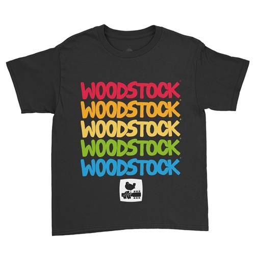 Woodstock Rainbow Youth T-Shirt - Lightweight Vintage Children & Toddlers