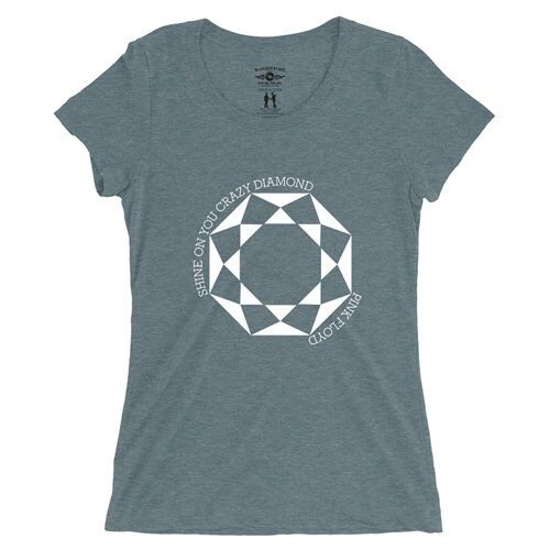 Pink Floyd Shine On You Crazy Diamond Ladies T Shirt - Relaxed Fit
