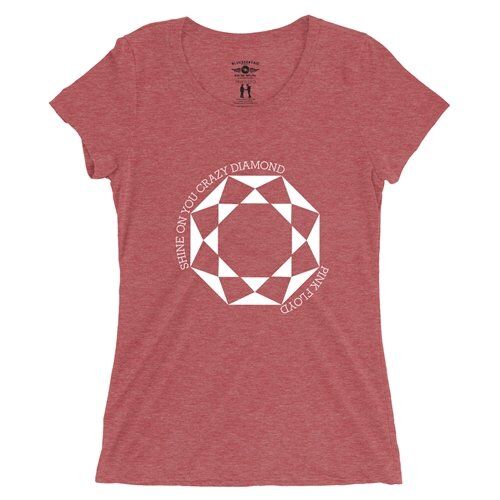 Pink Floyd Shine On You Crazy Diamond Ladies T Shirt - Relaxed Fit