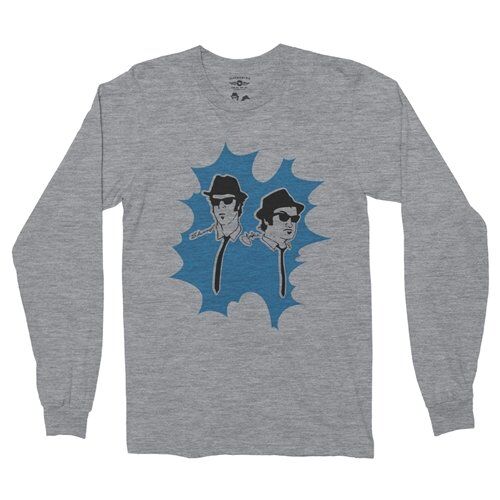 The Blues Brothers Blue Burst Long Sleeve T-Shirt