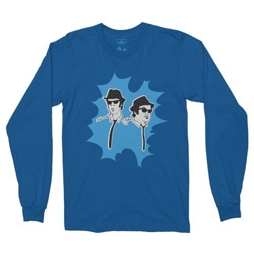 The Blues Brothers Blue Burst Long Sleeve T-Shirt