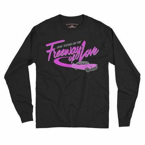 Aretha Franklin Freeway of Love Long Sleeve T-Shirt