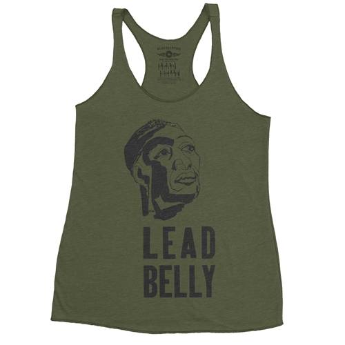 Wood Cut Lead Belly Racerback Tank - Women's