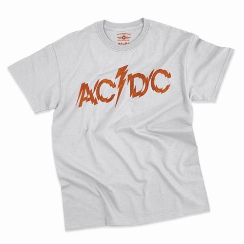 AC/DC Fiery Logo T-Shirt - Classic Heavy Cotton