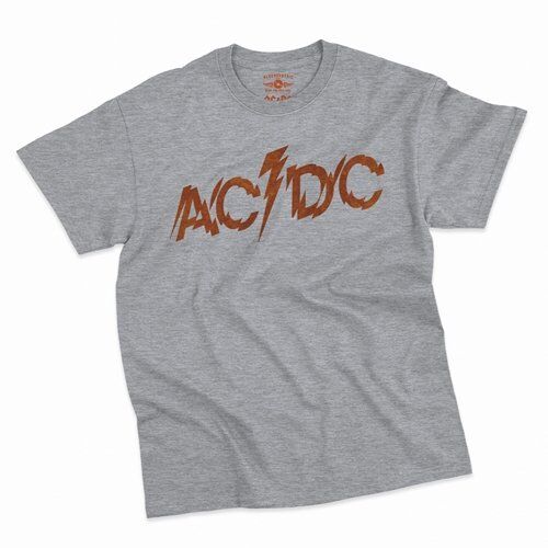 AC/DC Fiery Logo T-Shirt - Classic Heavy Cotton
