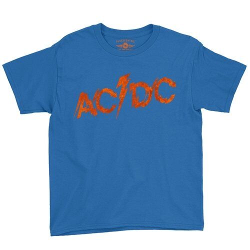 AC/DC Fiery Logo Youth T-Shirt - Lightweight Vintage Children & Toddlers
