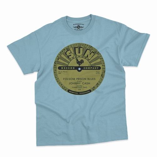Sun Records Johnny Cash Folsom Prison T-Shirt - Classic Heavy Cotton