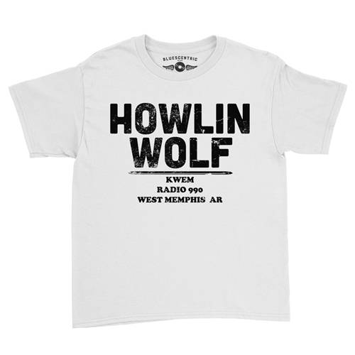 Howlin' Wolf KWEM Radio Youth T-Shirt - Lightweight Vintage Children & Toddlers